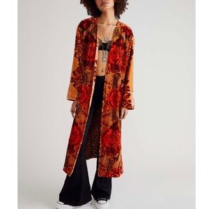 NWT Free People Mirabella Duster / Citron Combo